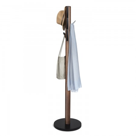 UMBRA Věšák FLAPPER 165x57 cm černá/ořech VÝPRODEJ