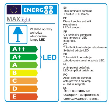 Závěsné svítidlo Maxlight ORGANIC CHROM, P0172