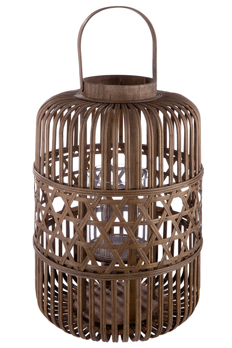Lucerna Bohemian z bambusu 46 cm VÝPRODEJ