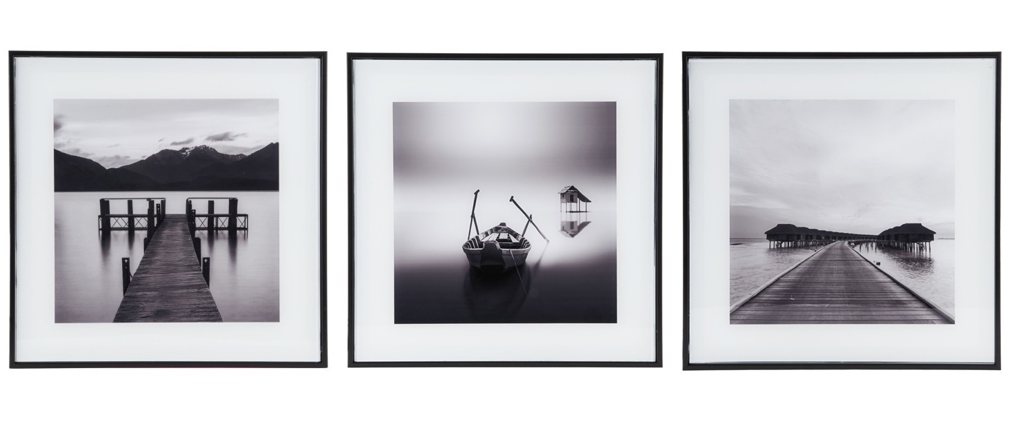 Sestava Photo art obrazů 30 x 30 cm 3 ks Present Time VÝPRODEJ