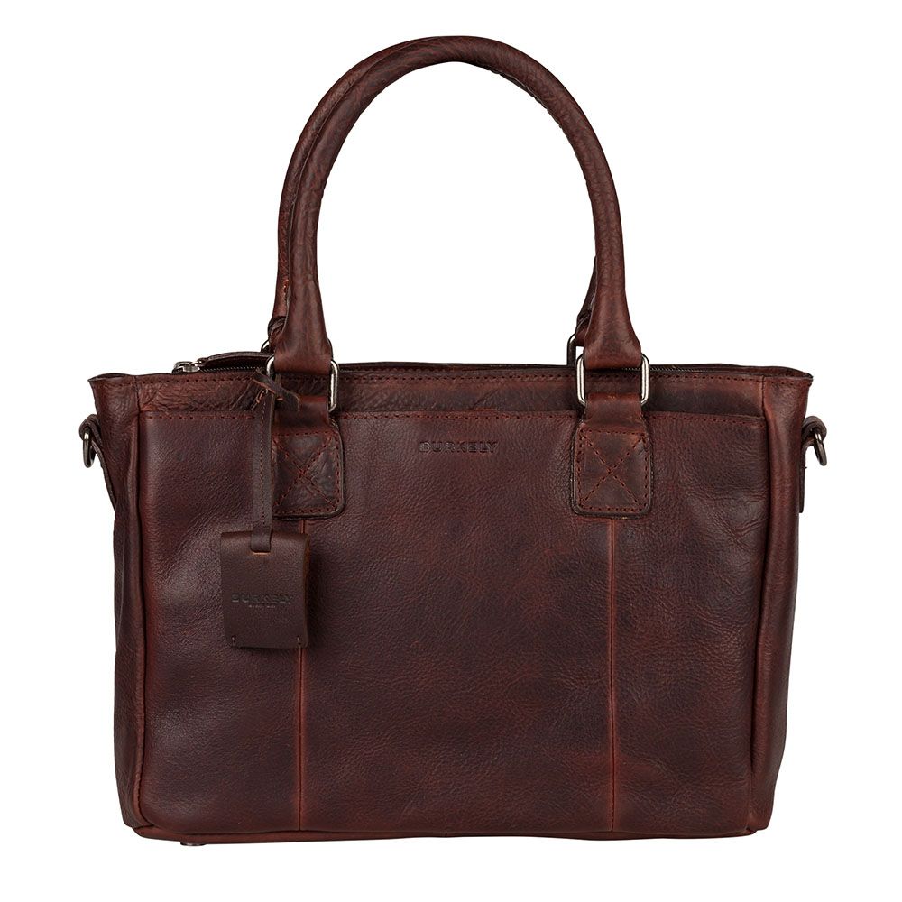 Kožená dámská kabelka Handbag S Burkely tmavě hnědá 53695620 TOTÁLNÍ VÝPRODEJ