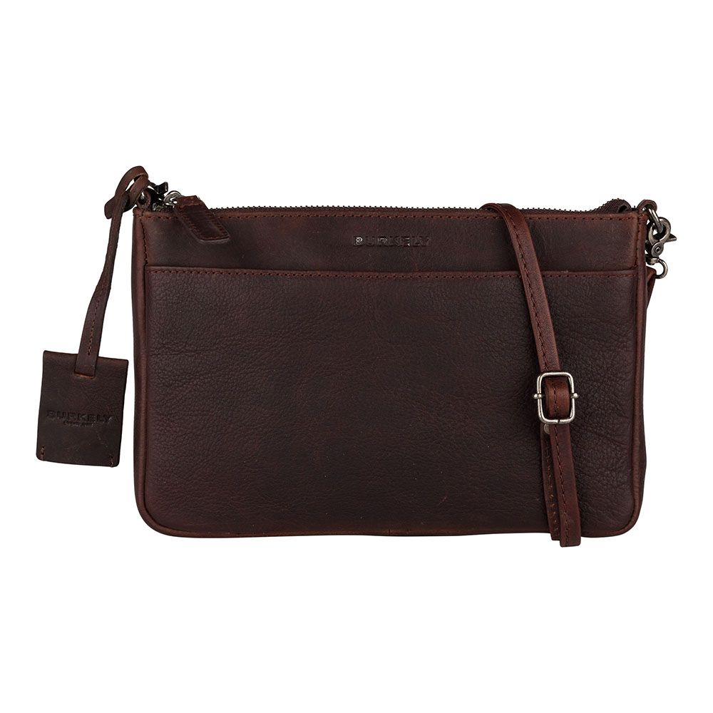 Dámská kožená crossbody kabelka Burkely Antique Avery Crossover L hnědá TOTÁLNÍ VÝPRODEJ