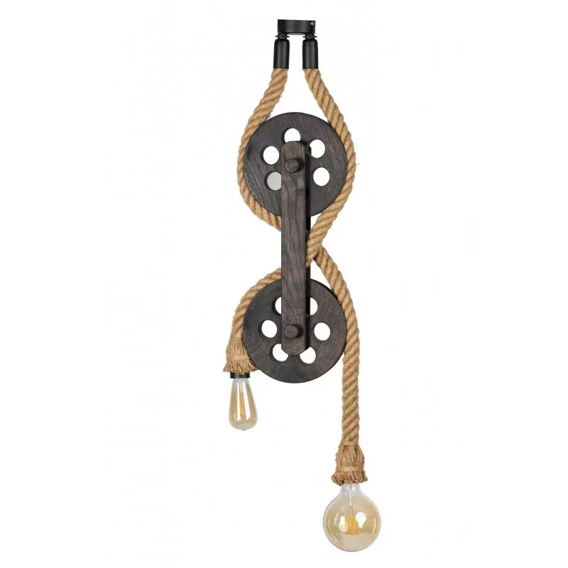 Závěsné svítidlo loftové LOCH NESS 2 wenge