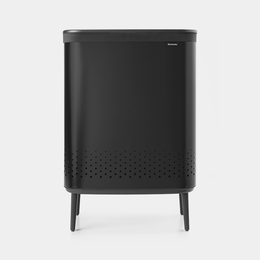 Brabantia Bo koš na prádlo - 2 x 45 L matně černý VÝPRODEJ