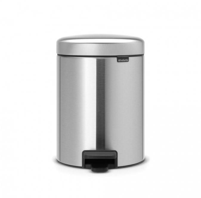 Brabantia Pedálový odpadkový koš newIcon - 5 L, matná ocel