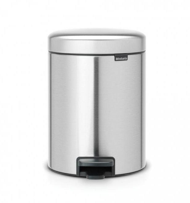 Brabantia Pedálový odpadkový koš newIcon - 5 L, matná ocel FPP