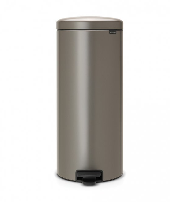 Brabantia Pedálový odpadkový koš newIcon - 30 L, platinová