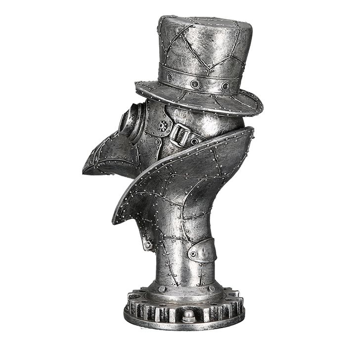 Dekorační soška Steampunk Vrána 23 cm VÝPRODEJ