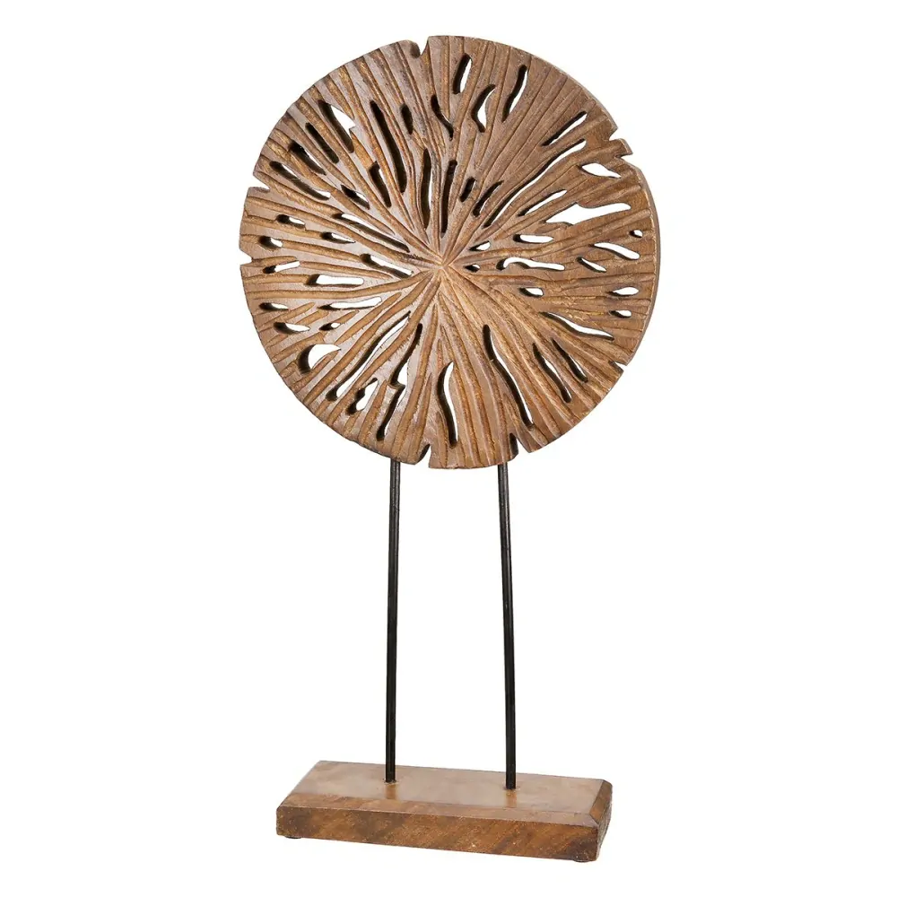 Dřevěná stolní dekorace Disk mangové dřevo průměr 24 cm VÝPRODEJ