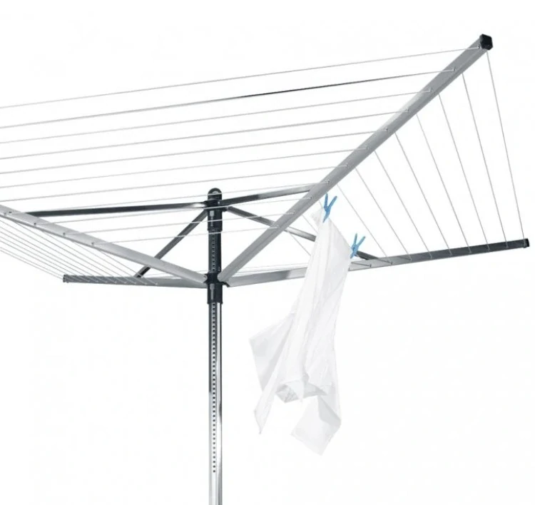 Brabantia Zahradní sušák LIFT-O-MATIC 60m šedý (kovový stojan do země)