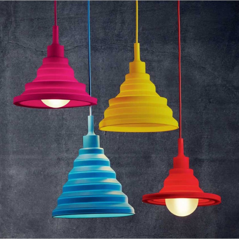 Závěsné silikonové svítidlo NORDLUX Multicolors modré 78823006