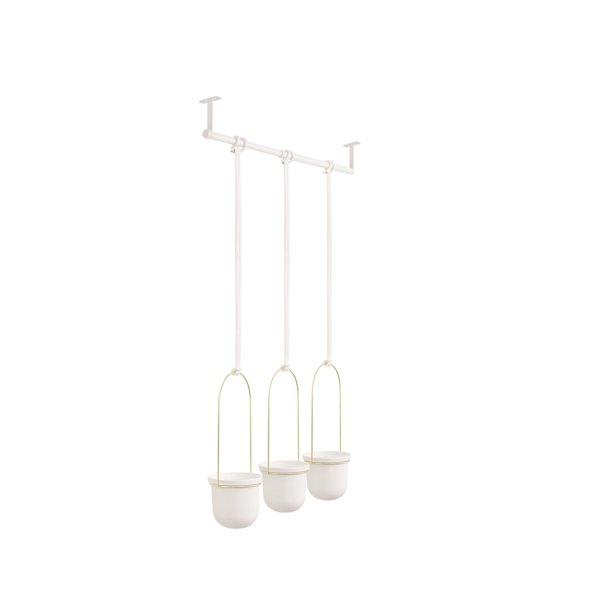 UMBRA květináče TRIFLORA set/3ks