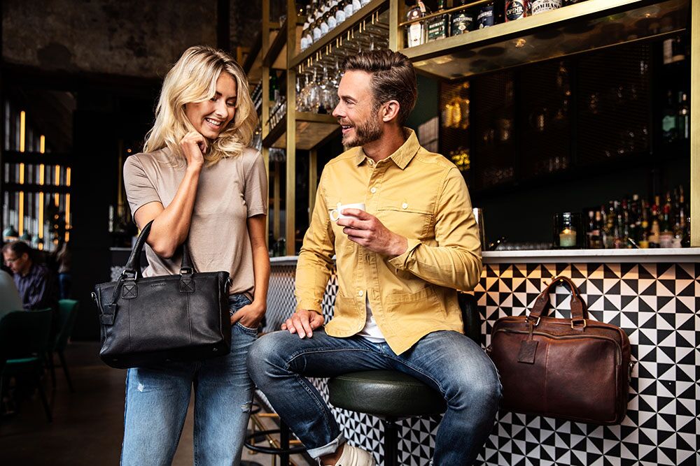 Kožená dámská kabelka Handbag S Burkely tmavě hnědá 53695620 TOTÁLNÍ VÝPRODEJ