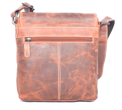 Unisex kožená crossbody taška Arrigo Timy koňak TOTÁLNÍ VÝPRODEJ