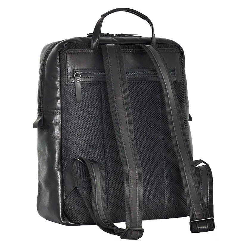 Pánský kožený batoh černý Daag Albedo 3 Laptop 14'' TOTÁLNÍ VÝPRODEJ