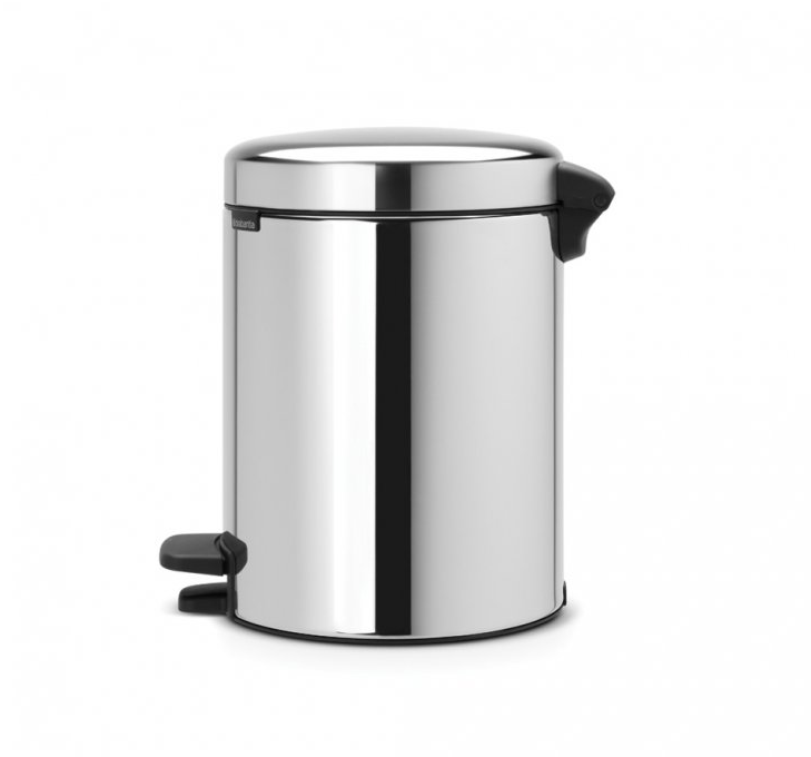 Brabantia Pedálový odpadkový koš newIcon - 5 L, lesklá ocel