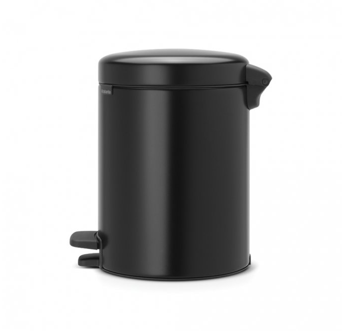 Brabantia Pedálový odpadkový koš newIcon - 5 L, matná černá