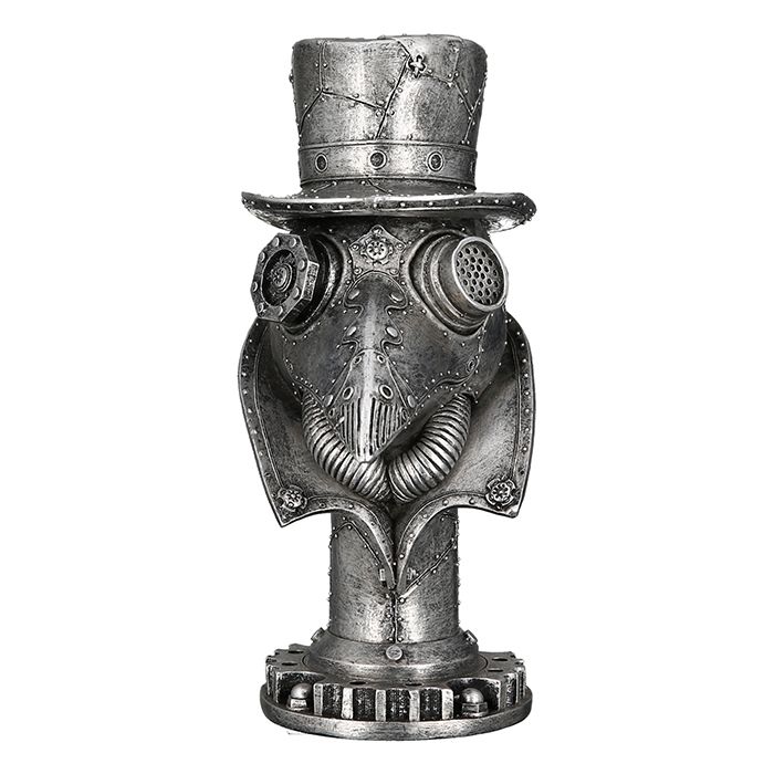 Dekorační soška Steampunk Vrána 23 cm VÝPRODEJ
