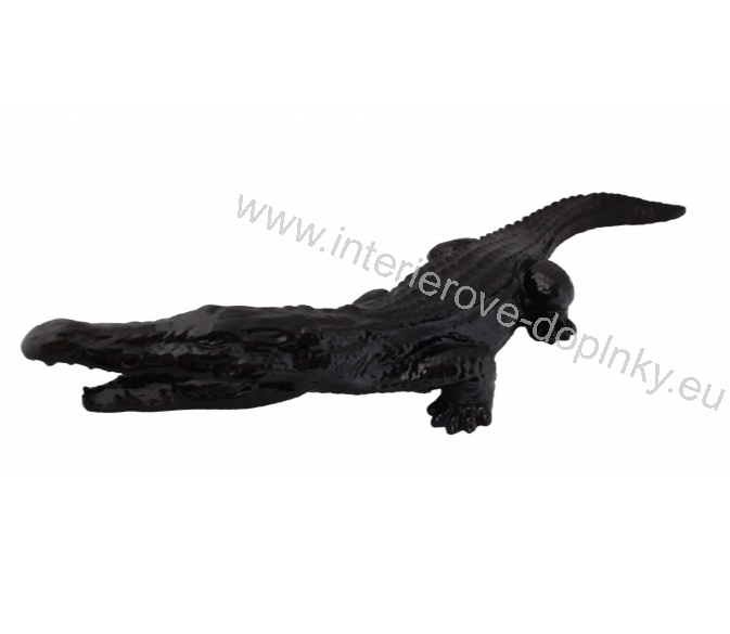 Soška Krokodýl černý