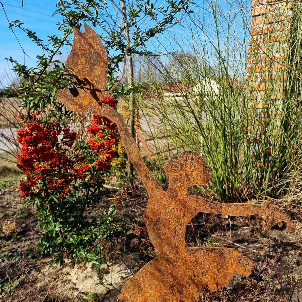 Zahradní zápich kovový Balerína 109 cm