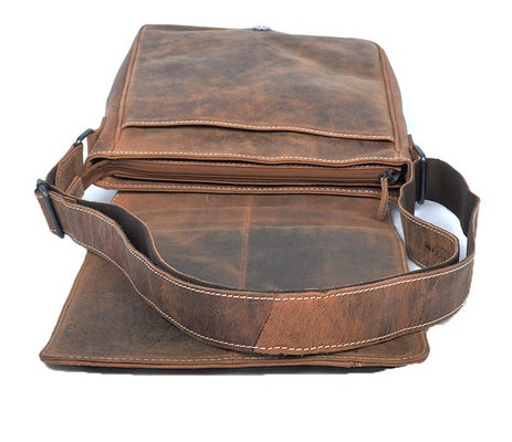 Unisex kožená crossbody taška Arrigo Adam koňak TOTÁLNÍ VÝPRODEJ