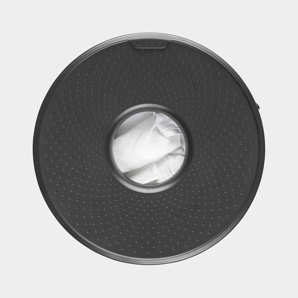 Brabantia Koš na prádlo - 60L bílý, šedé plastové víko