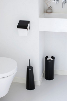 Brabantia WC doplňky Balance, sada 3ks, matná černá