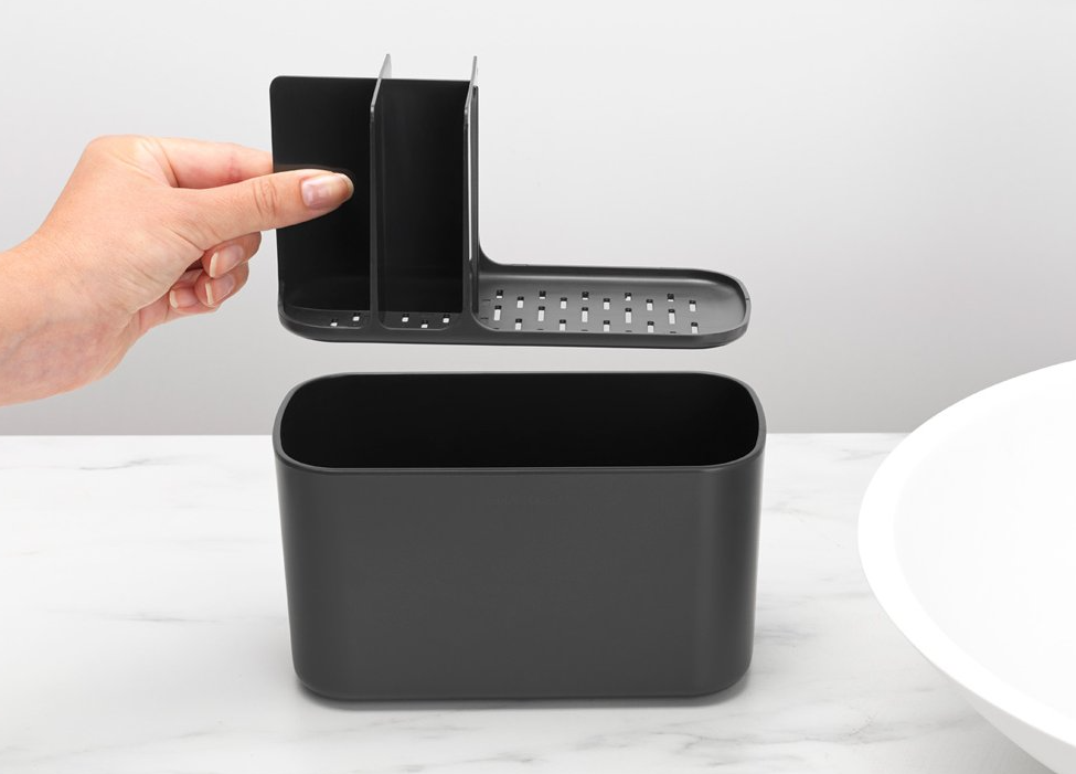 Brabantia Koupelnový organizér, tmavě šedá