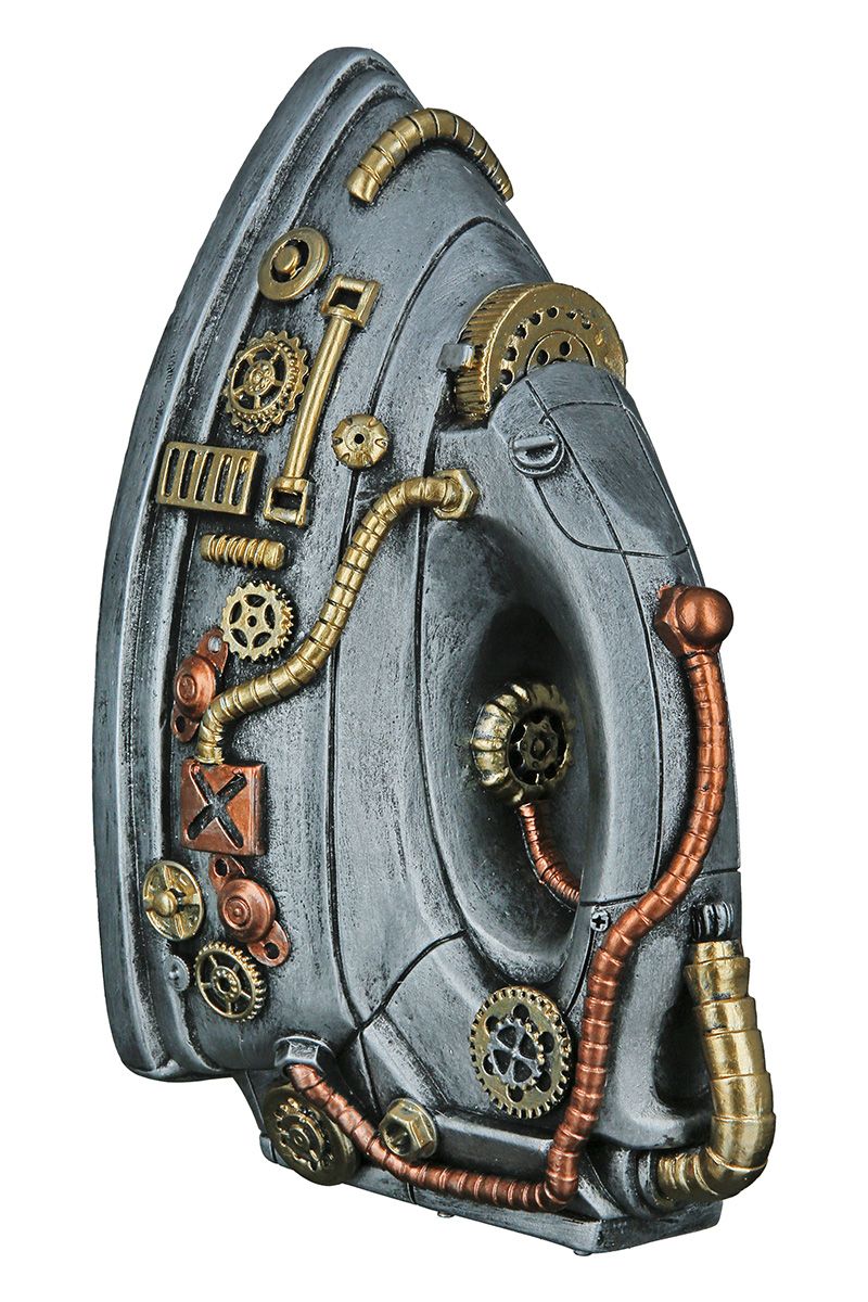 Zarážka na knihy Steampunk Žehlička SET/2ks VÝPRODEJ