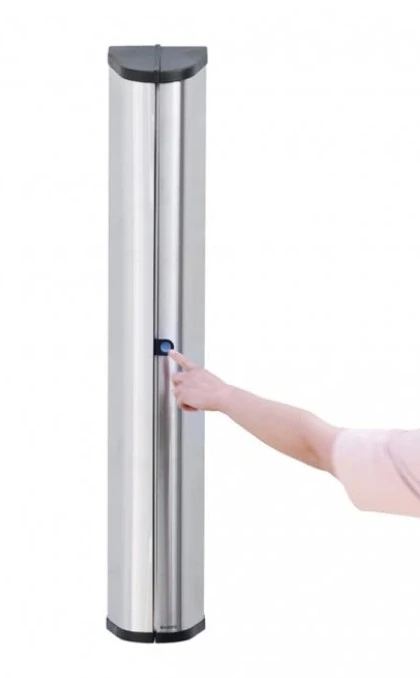 Brabantia Zahradní sušák WallFix šedý s ochranným boxem nerez