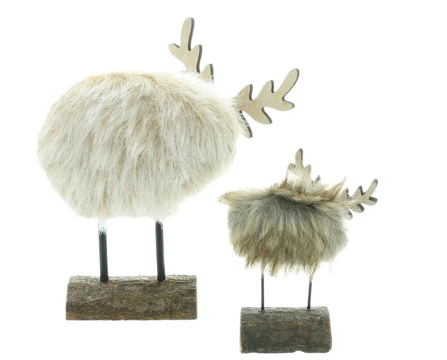 Dekorační figurka Los set 2 ks VÝPRODEJ