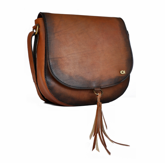 Dámská kožená kabelka Daag Alive 34 koňak TOTÁLNÍ VÝPRODEJ