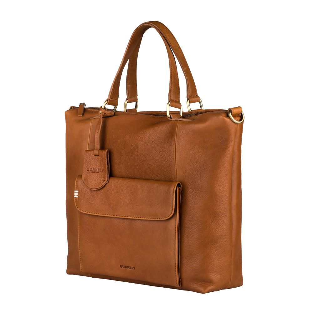 Kožená dámská kabelka Burkely Hobo Shopper hnědá 54614726 TOTÁLNÍ VÝPRODEJ