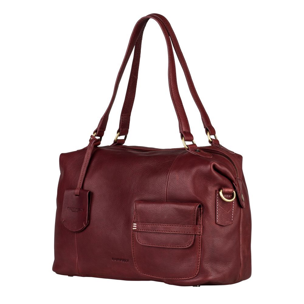 Kožená dámská kabelka Handbag S Burkely červená 54624753 TOTÁLNÍ VÝPRODEJ