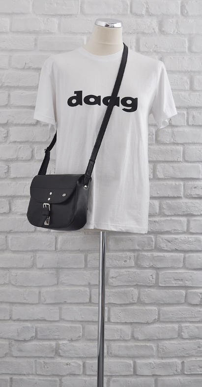 Dámská kožená crossbody taška černá Daag Jazzy Party 60 TOTÁLNÍ VÝPRODEJ