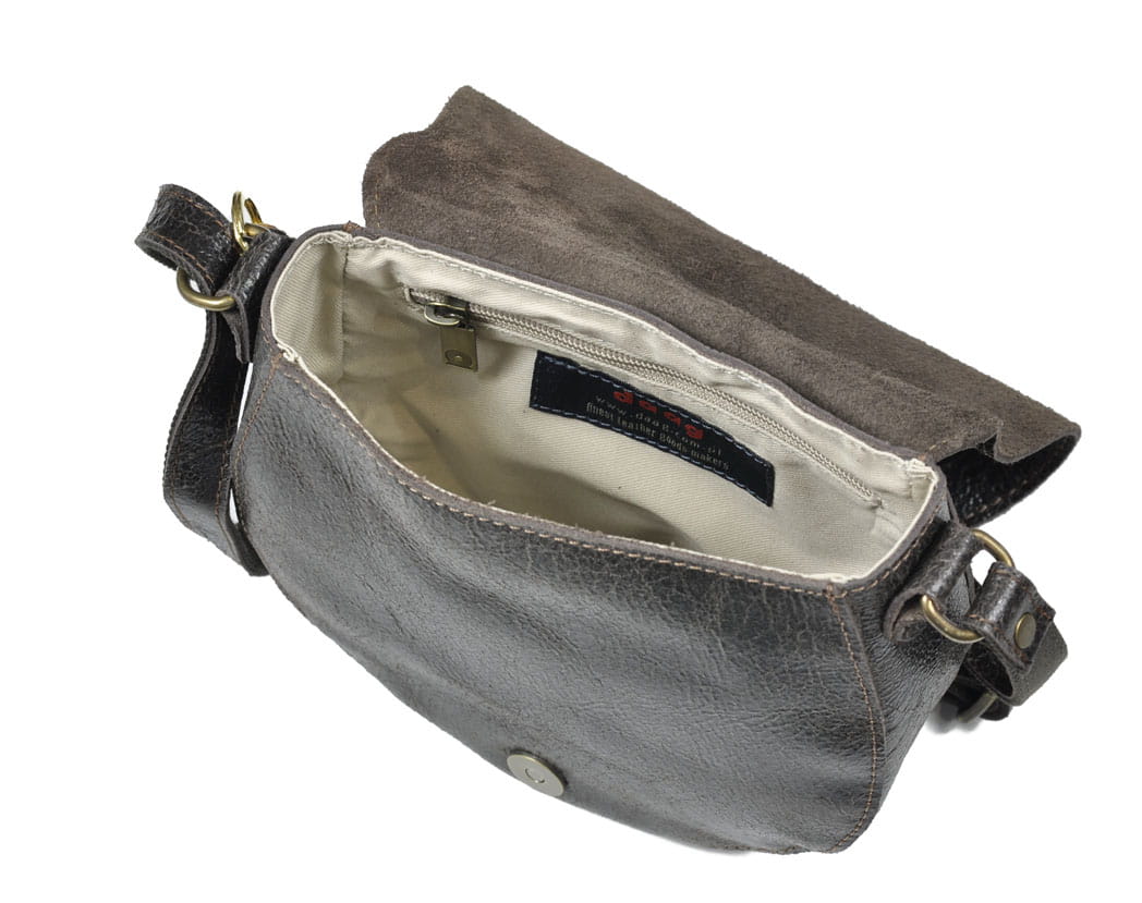 Dámská kožená crossbody kabelka tmavě hnědá Daag Jazzy Wanted 110 TOTÁLNÍ VÝPRODEJ