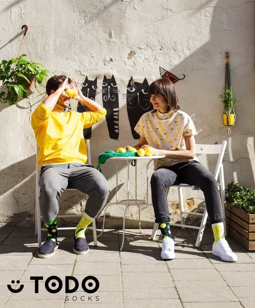 Veselé ponožky TODO SOCKS Limonáda vel.39-42 TOTÁLNÍ VÝPRODEJ