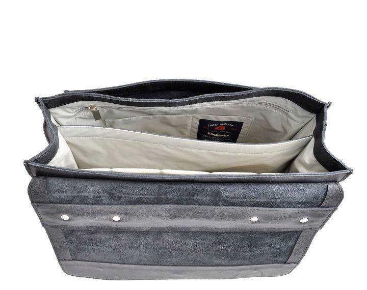 Pánská kožená taška přes rameno Daag Jazzy Party 17 černá TOTÁLNÍ VÝPRODEJ