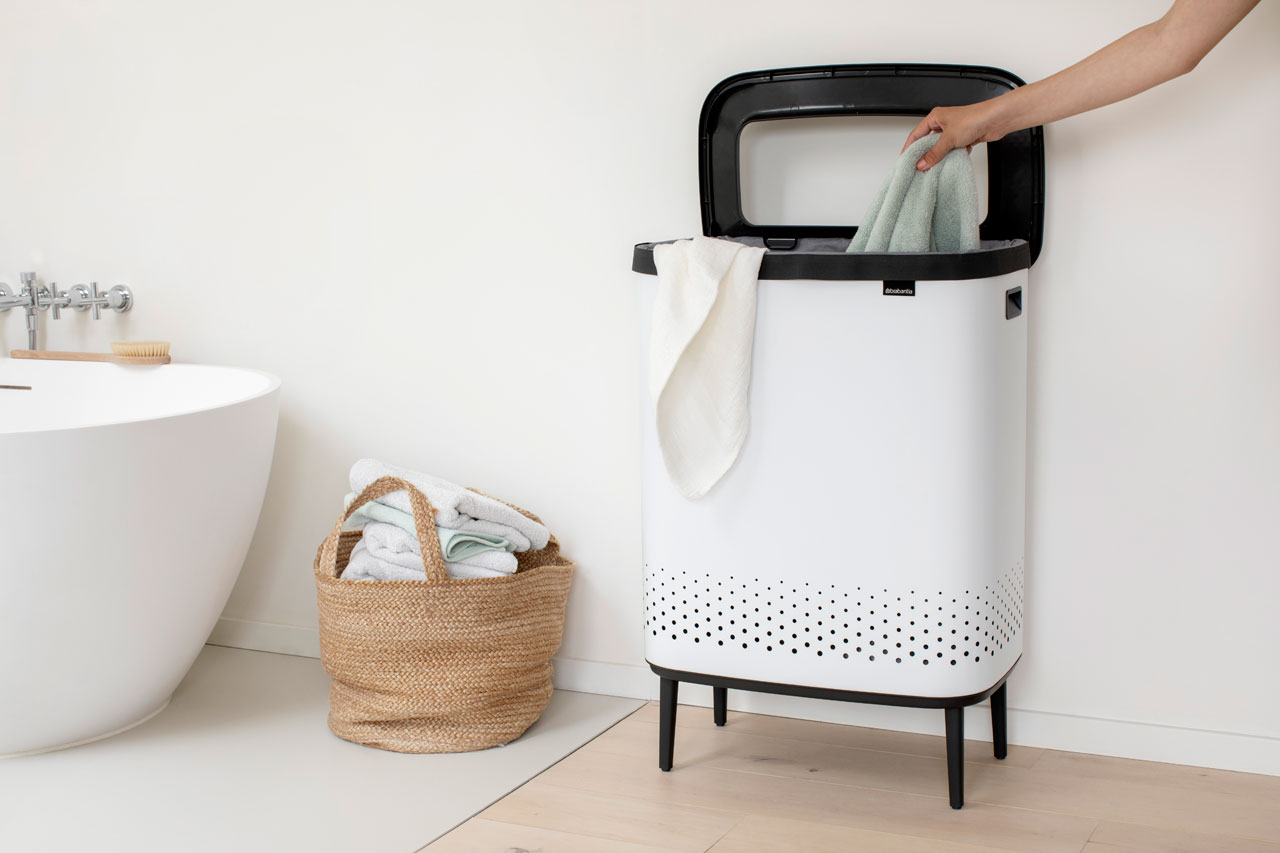 Brabantia Bo koš na prádlo - 2 x 45 L bílý