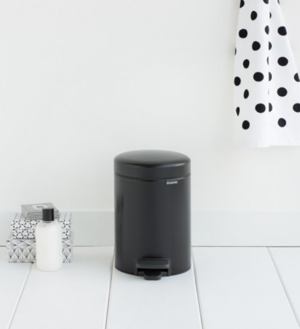 Brabantia Pedálový odpadkový koš newIcon - 3 L matná černá VÝPRODEJ