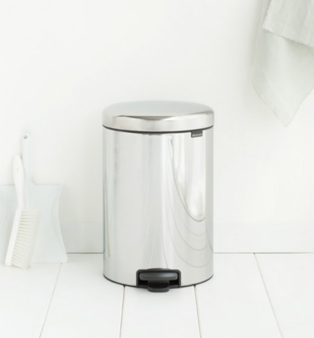 Brabantia Pedálový odpadkový koš newIcon - 20 L lesklá ocel