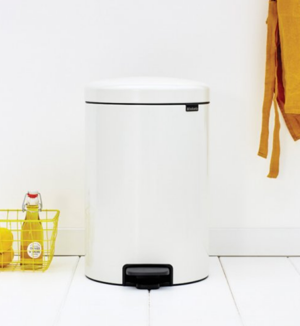 Brabantia Pedálový odpadkový koš newIcon - 20 L bílá