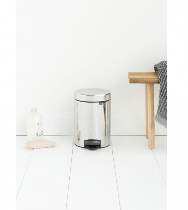 Brabantia Pedálový odpadkový koš newIcon - 3 L, lesklá ocel
