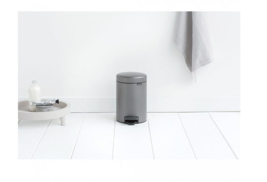 Brabantia Pedálový odpadkový koš newIcon - 3 L, platinová
