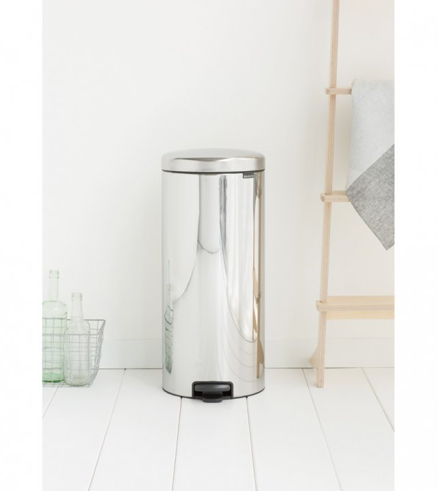 Brabantia Pedálový odpadkový koš newIcon - 30 L, lesklá ocel