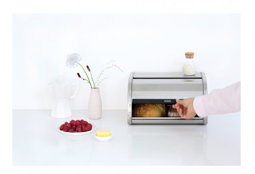 Brabantia Chlebník Roll Top - střední, matná ocel