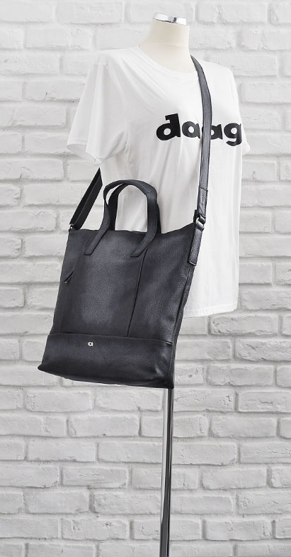 Kožená dámská taška shopper DAAG Native 2 šedá TOTÁLNÍ VÝPRODEJ