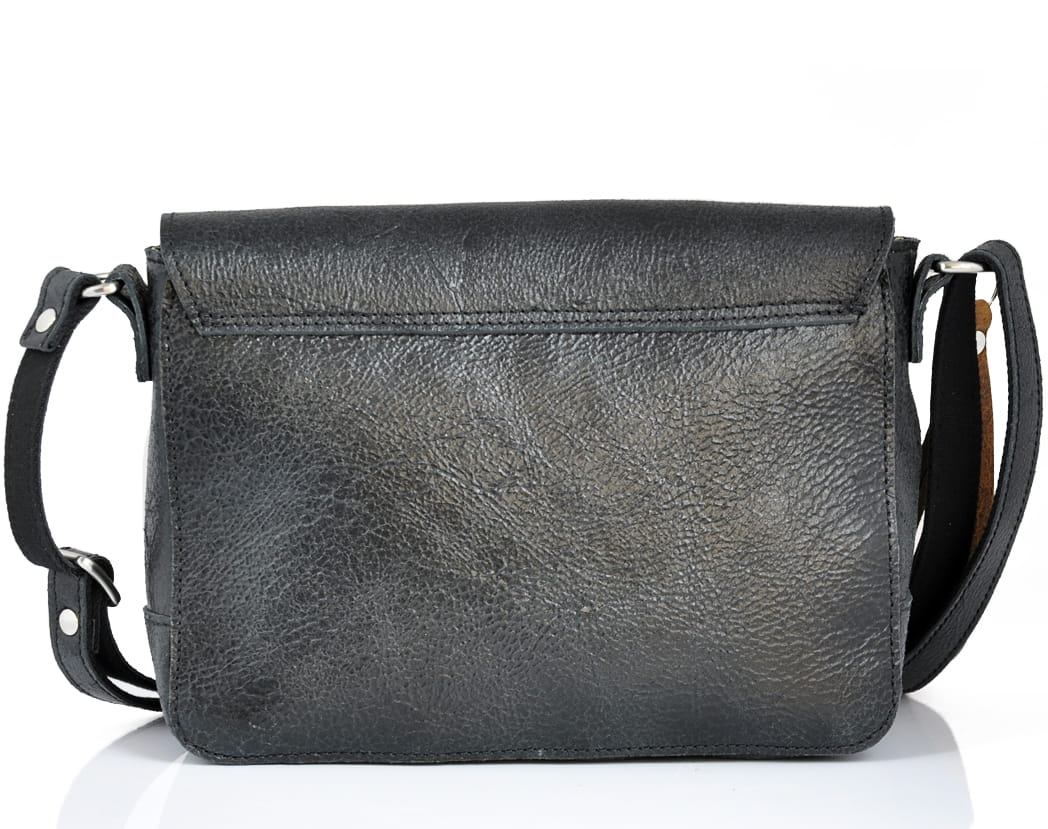 Dámská kožená crossbody kabelka černá Daag Jazzy Wanted 114 TOTÁLNÍ VÝPRODEJ