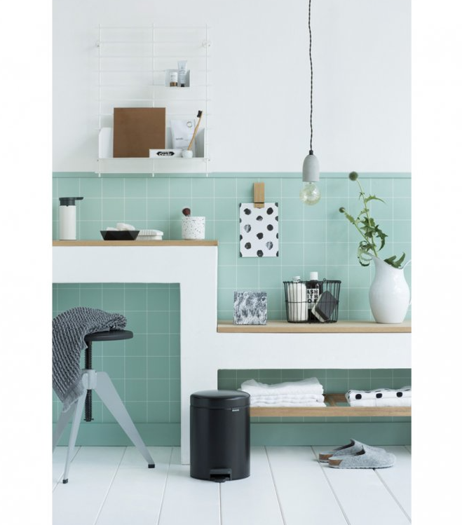 Brabantia Pedálový odpadkový koš newIcon - 5 L, matná černá