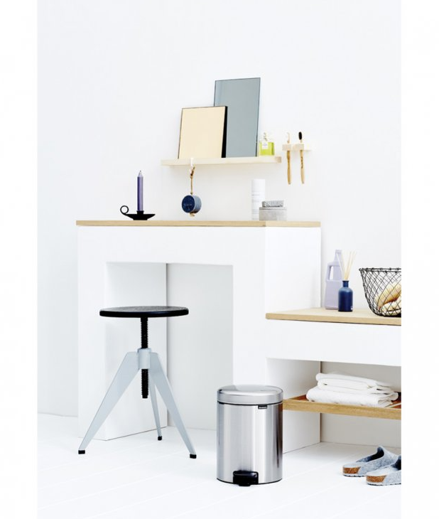 Brabantia Pedálový odpadkový koš newIcon - 5 L, matná ocel FPP